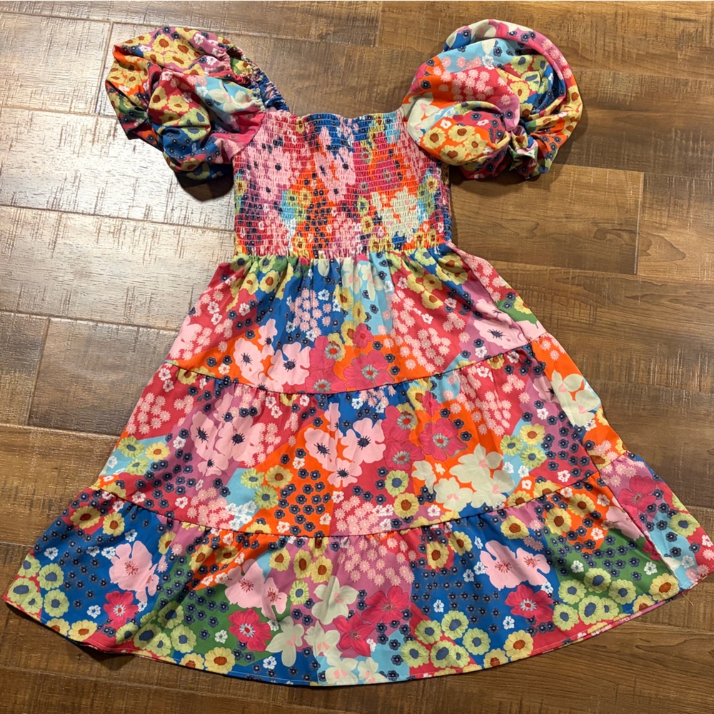 Bright Floral Women's Dress